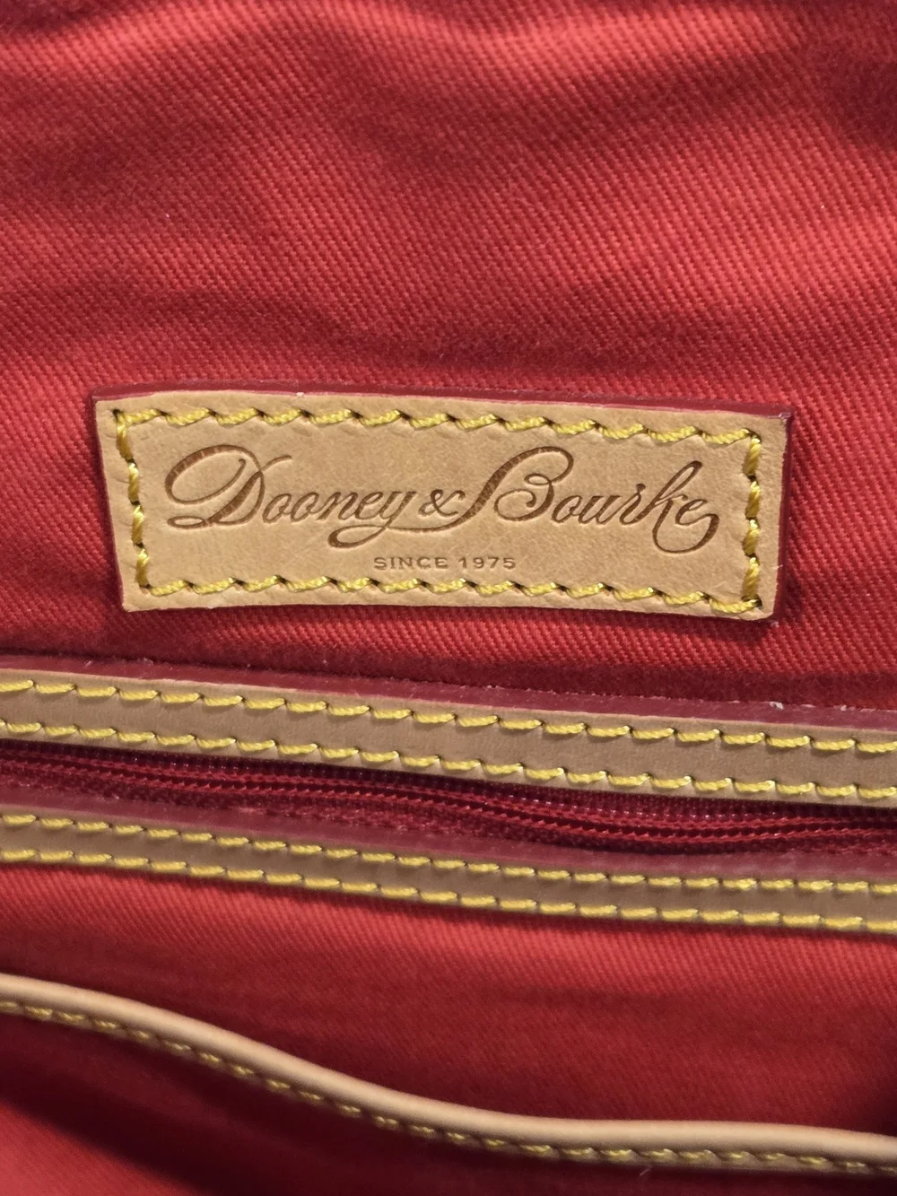 Dooney & Bourke Chatham Patent Plaid Satchel